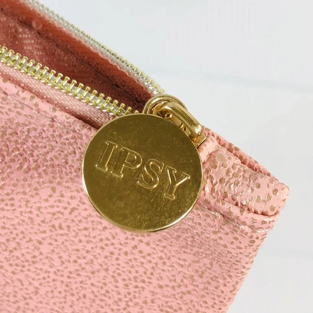 Ipsy ‘Time To Shine’ Dusty Rose Sparkled Glam Bag